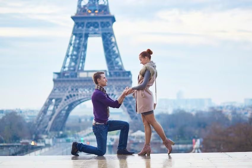 Heiratsantrag in Paris - BREEDIA