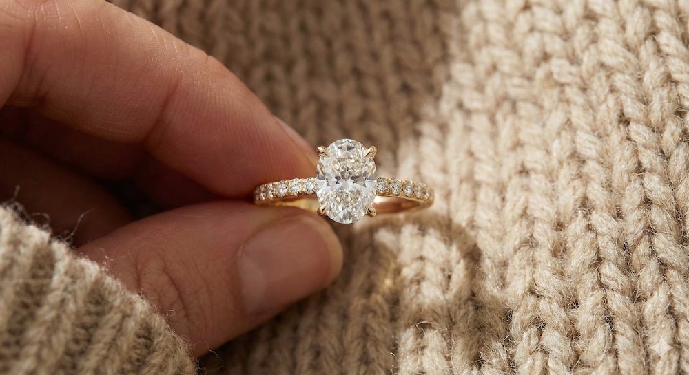 Pavéringe mit Diamant online kaufen - BREEDIA