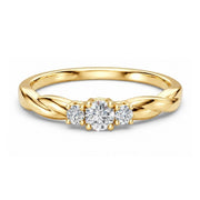 3-Stone Kordel 0,20 ct. - BREEDIA