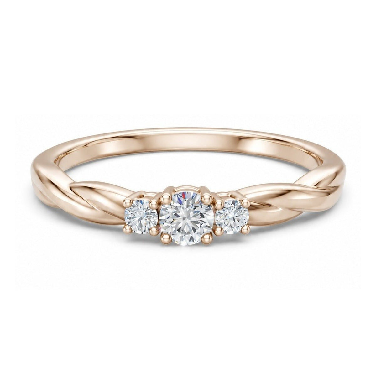 3-Stone Kordel 0,20 ct. - BREEDIA