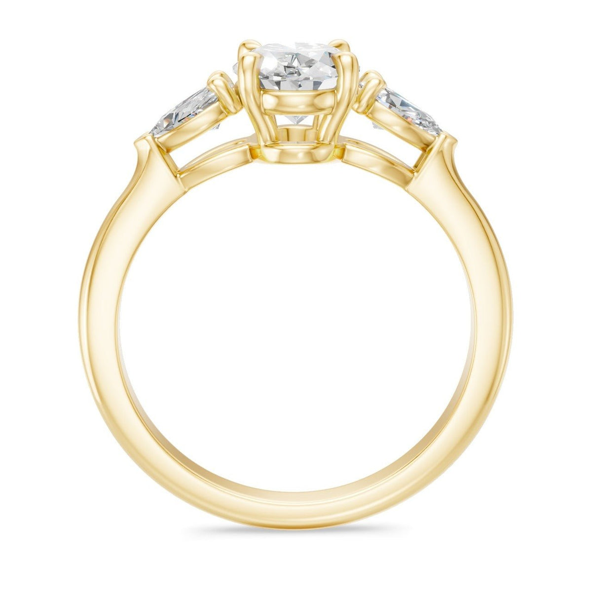 3Diamonds Oval 1,30 ct. - BREEDIA