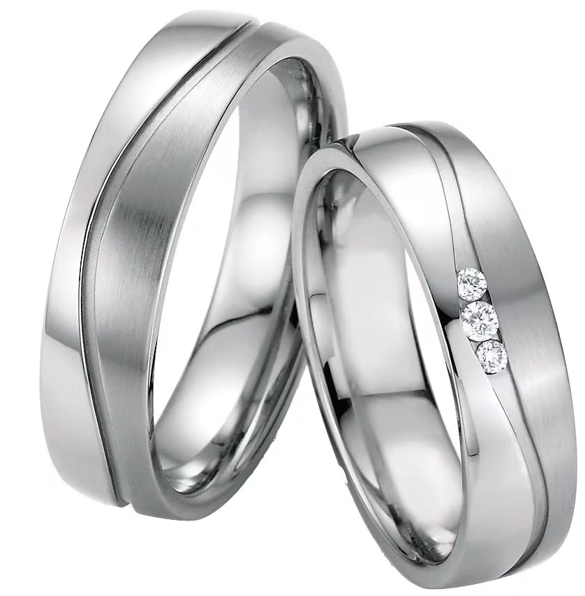 Wedding Rings Steel Evolution Banu