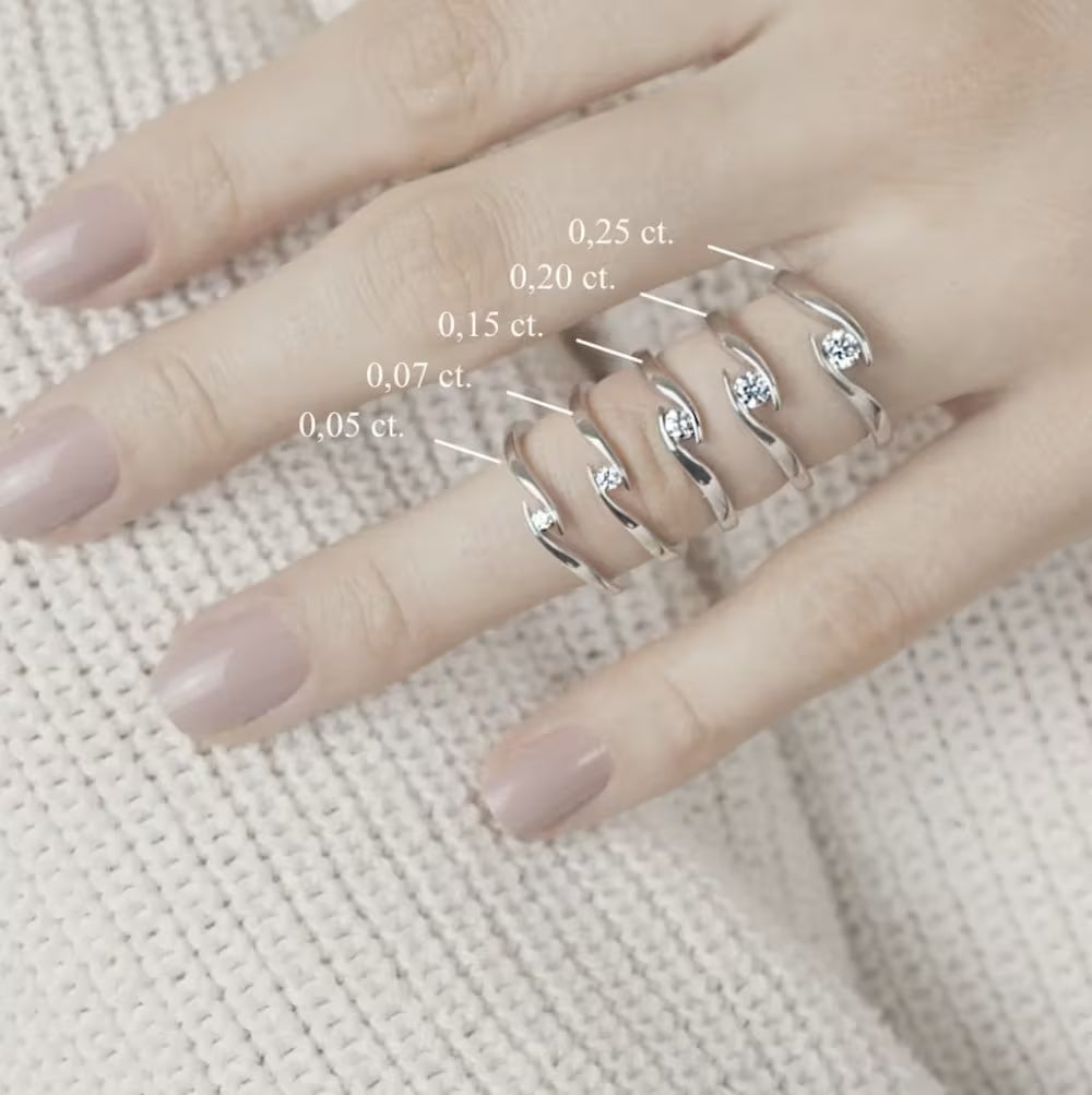 Spannring 0,07 ct.