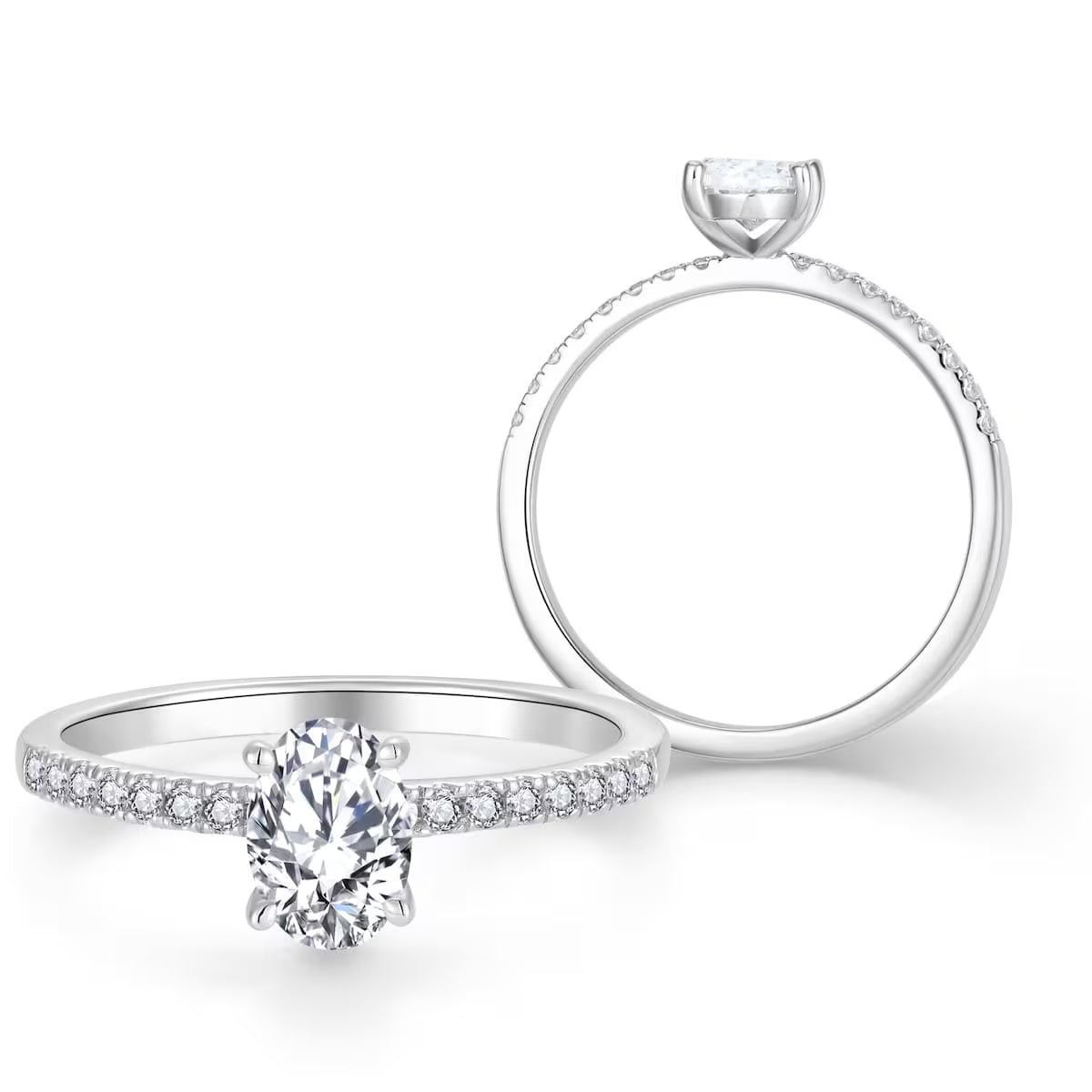 Oval Pavé 1.74 ct.