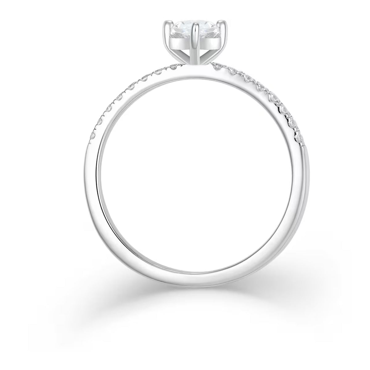 Pear Pave 1,16 ct. mit Labordiamant