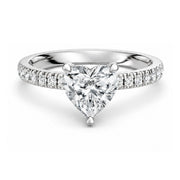 Hidden Halo Heart 1,20 ct. - BREEDIA