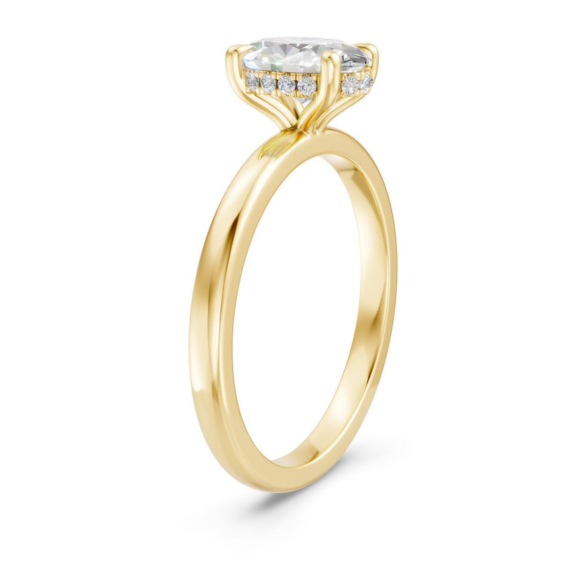 Hidden Halo Oval 1,06 ct. - BREEDIA