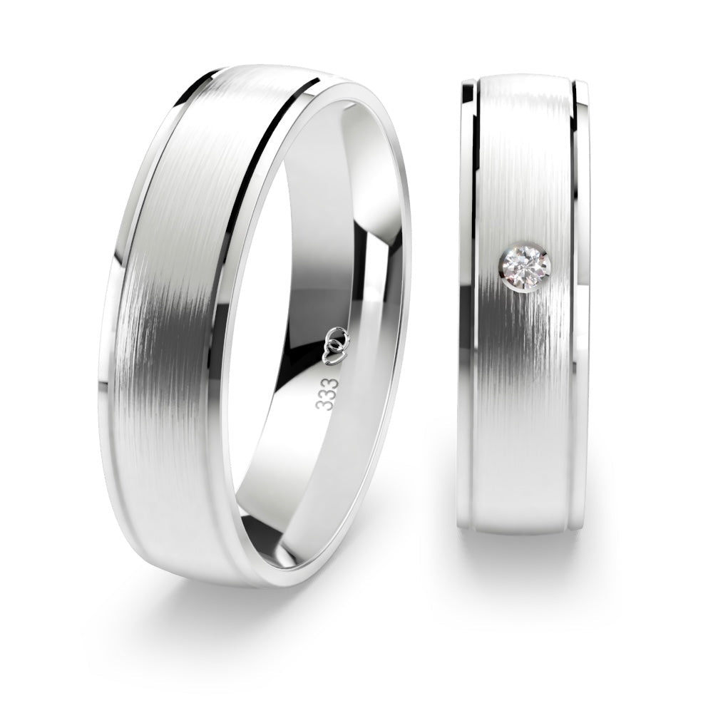 Hochzeitsringe Modern No. 41 - BREEDIA