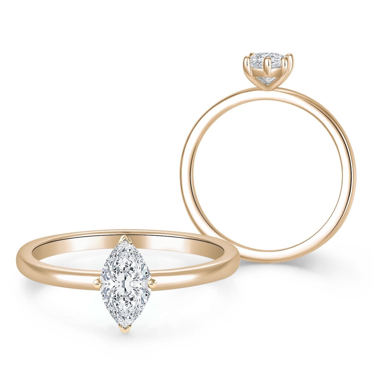 Klassik Marquise 1,00 ct. - BREEDIA