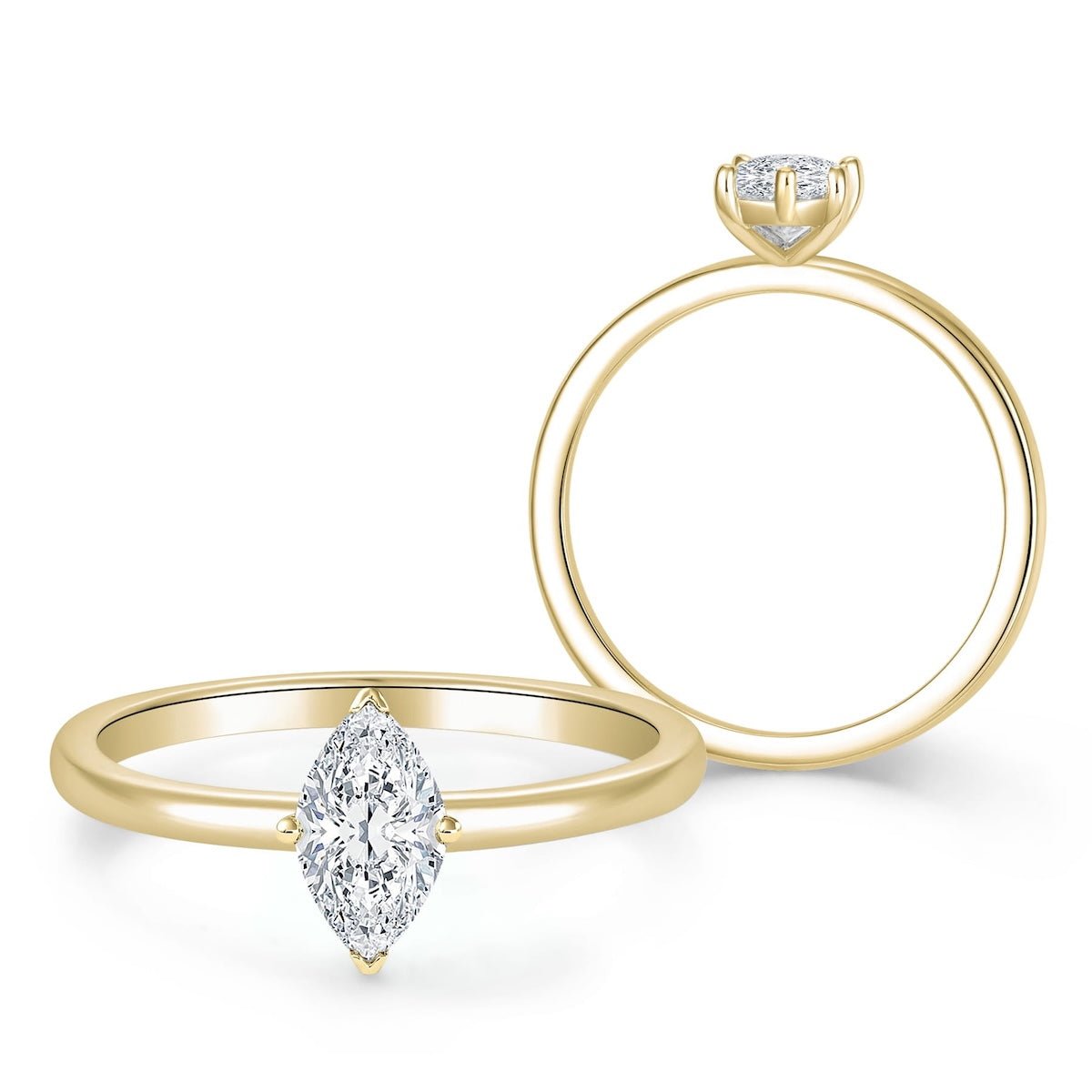 Klassik Marquise 1,00 ct. - BREEDIA