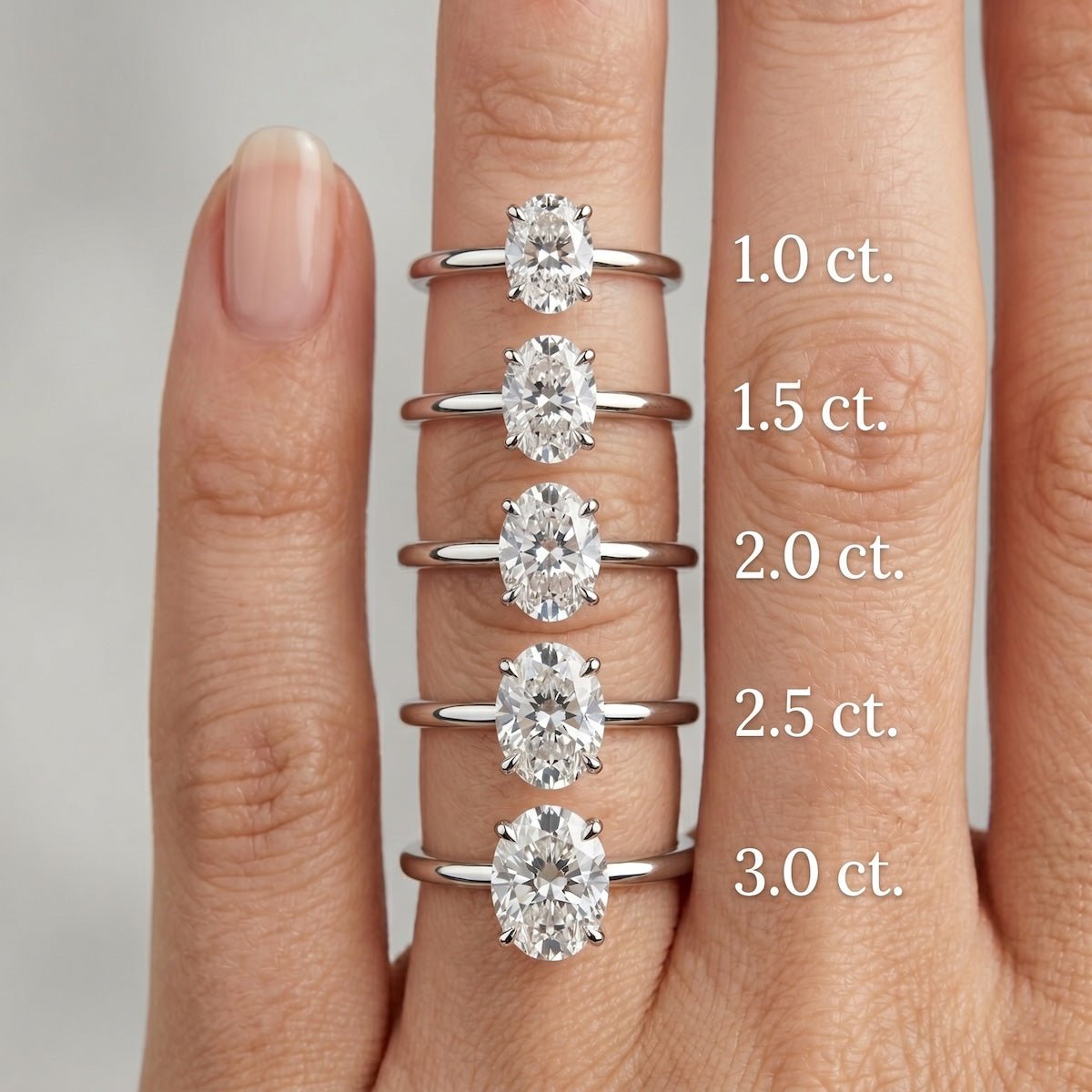 Klassik Oval 3,00 ct. - BREEDIA