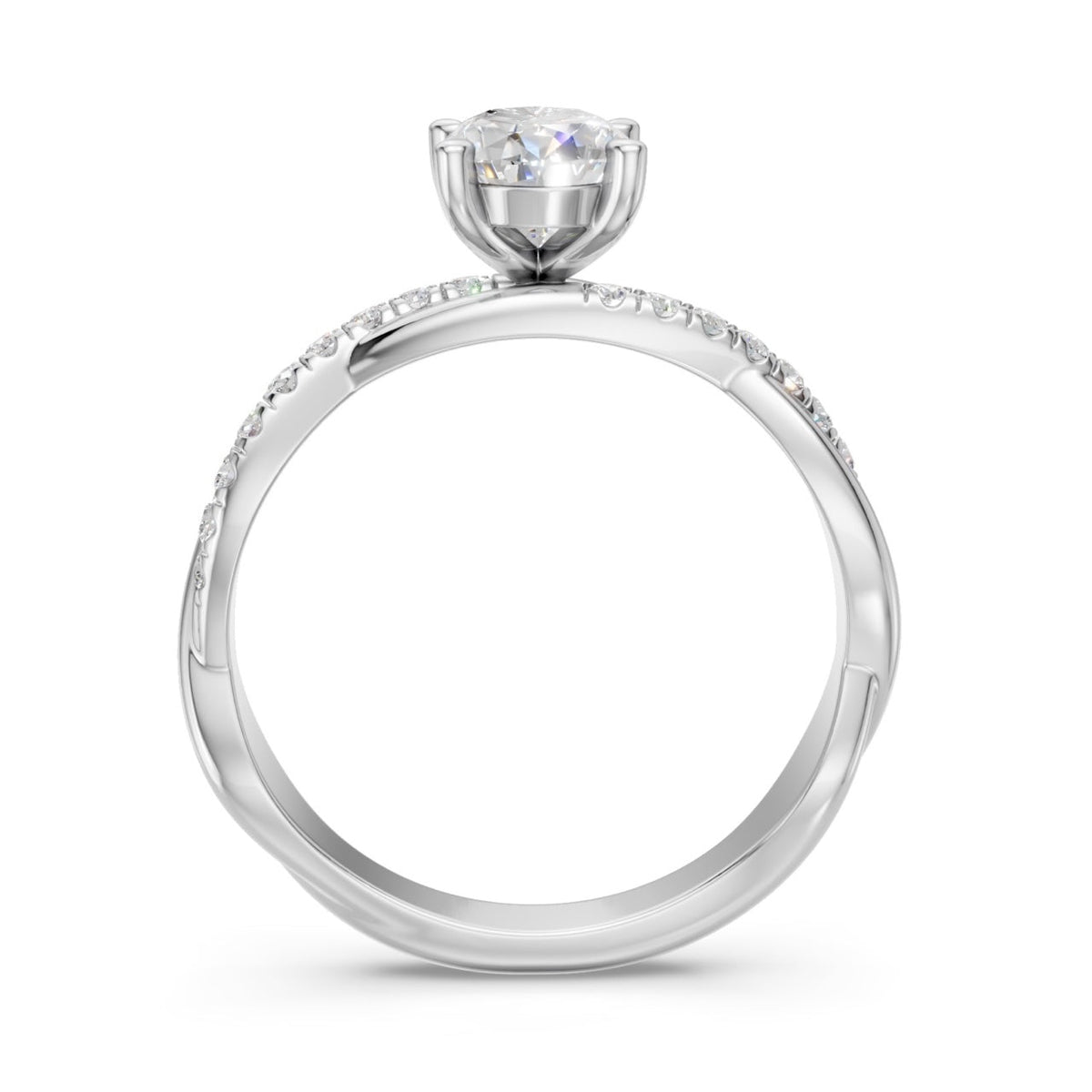 Le Sole Pear 1,18 ct. PT - BREEDIA