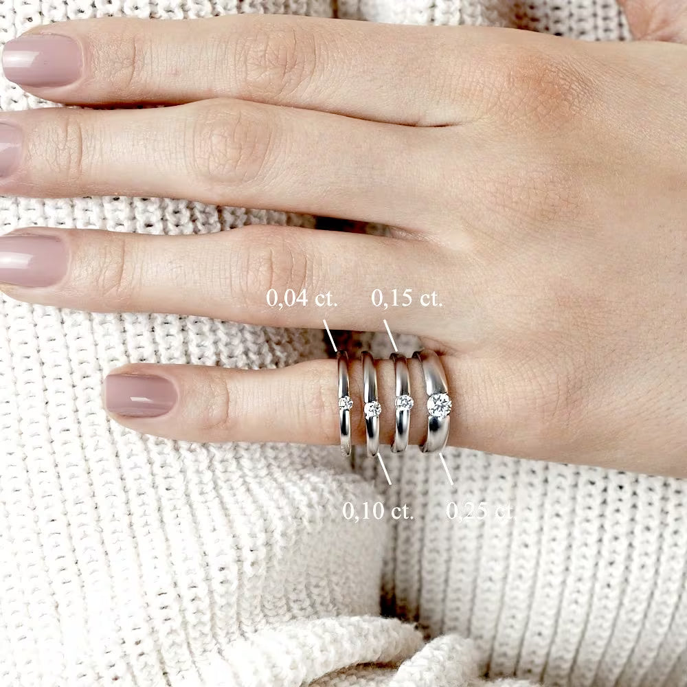 Spannring 0,07 ct.
