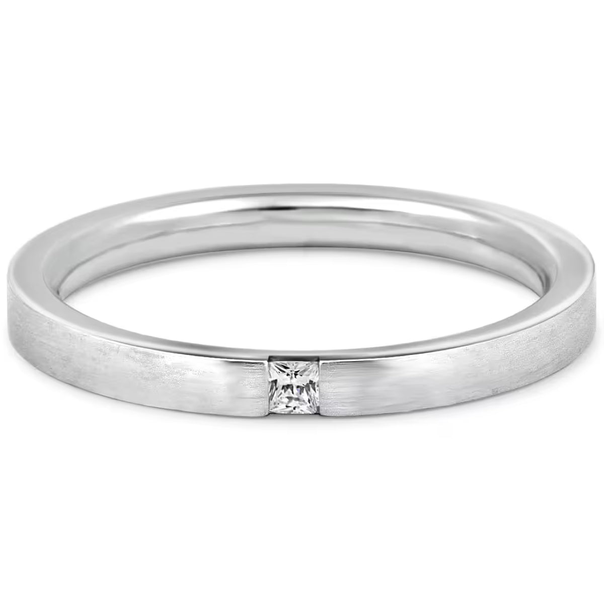 Tension Ring Princess 0.04 ct.