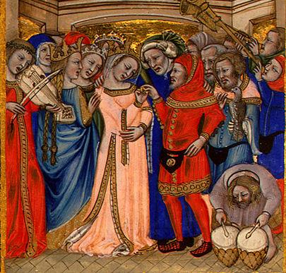 Mittelalterliche Hochzeit in Bologna