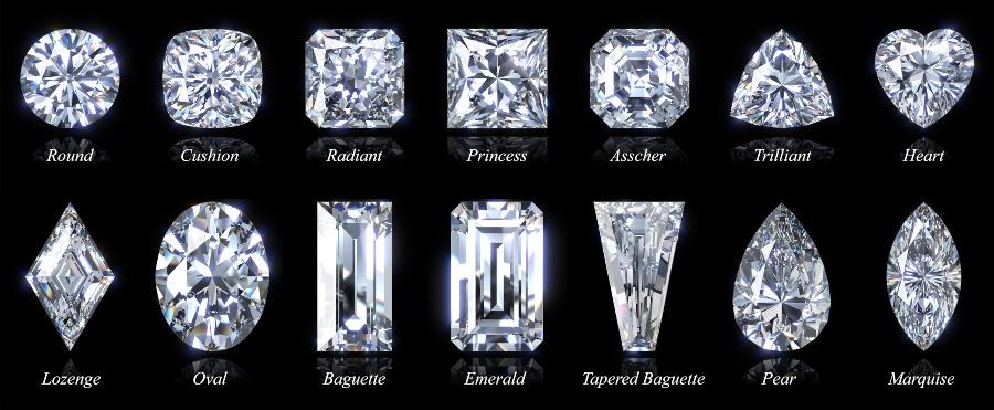 Diamanten-Formen