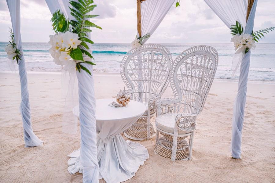 Elegante Stühle am Meer für eine Hochzeit - Maritime Hochzeit